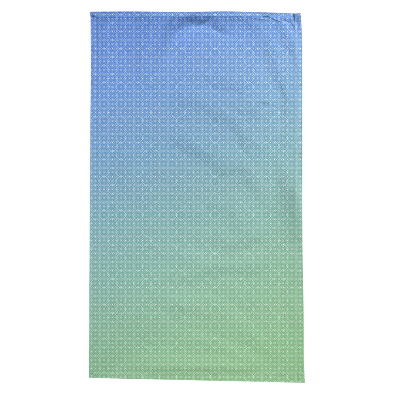Nappe à motif napperon Avicia, Vert / dégradé bleu