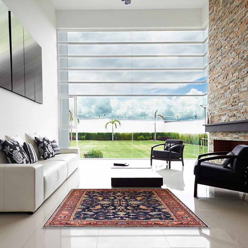 Pai Oriental Indoor Rug, Square 5'