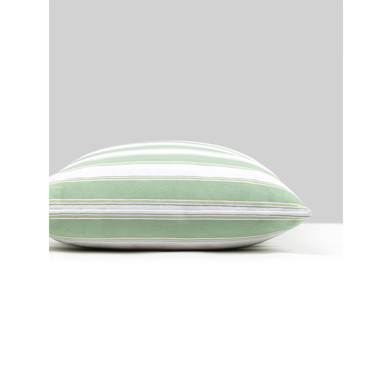 LEGENDS PILLOW, Rectangle 14"H x 22"W, Endive Piano Stripe