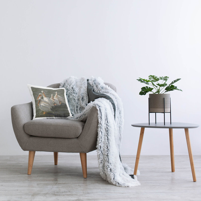 Polyester Throw Square Pillow Cover & Insert