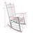 BALCONY PORCH ADULT ROCKING CHAIR