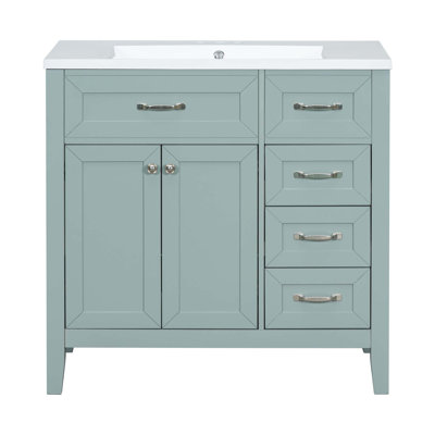 Meuble-lavabo 36 po avec lavabo et armoire de salle de bain