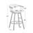 Brezza Swivel Counter Stool