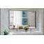 Miroir de salle de bain rectangulaire surdimensionné avec cadre en aluminium pour un montage mural polyvalent dans plusieurs pièces