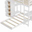 Lit superposé simple au-dessus de simple avec bureau intégré Grigoria par Harriet Bee-981704626