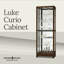 Luke V Lighted Curio Cabinet-406363447