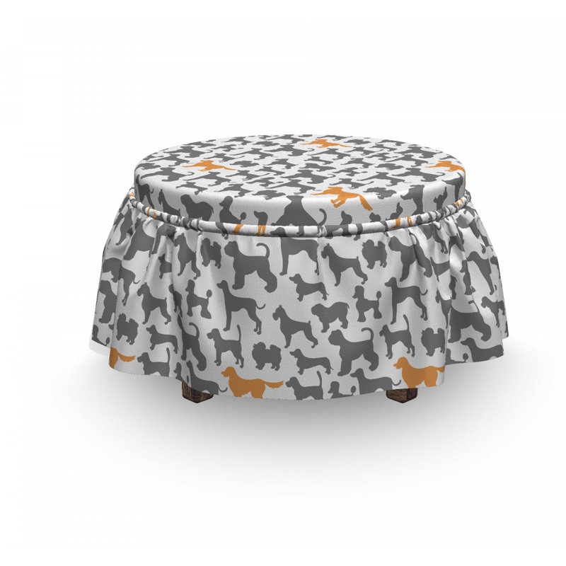 Housse pour pour chiens lovers repose-pieds