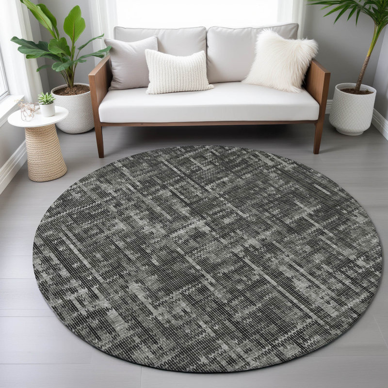 Tapis intérieur / extérieur lavable à la machine Bernadette ACN2130, Rectangulaire 3 pi x 5 pi
