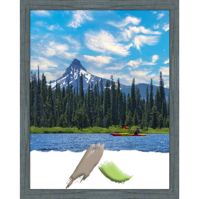 Oceguera Blue Wood Picture Frame