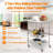 3 Tiers Wire Rolling Kitchen Utility Cart