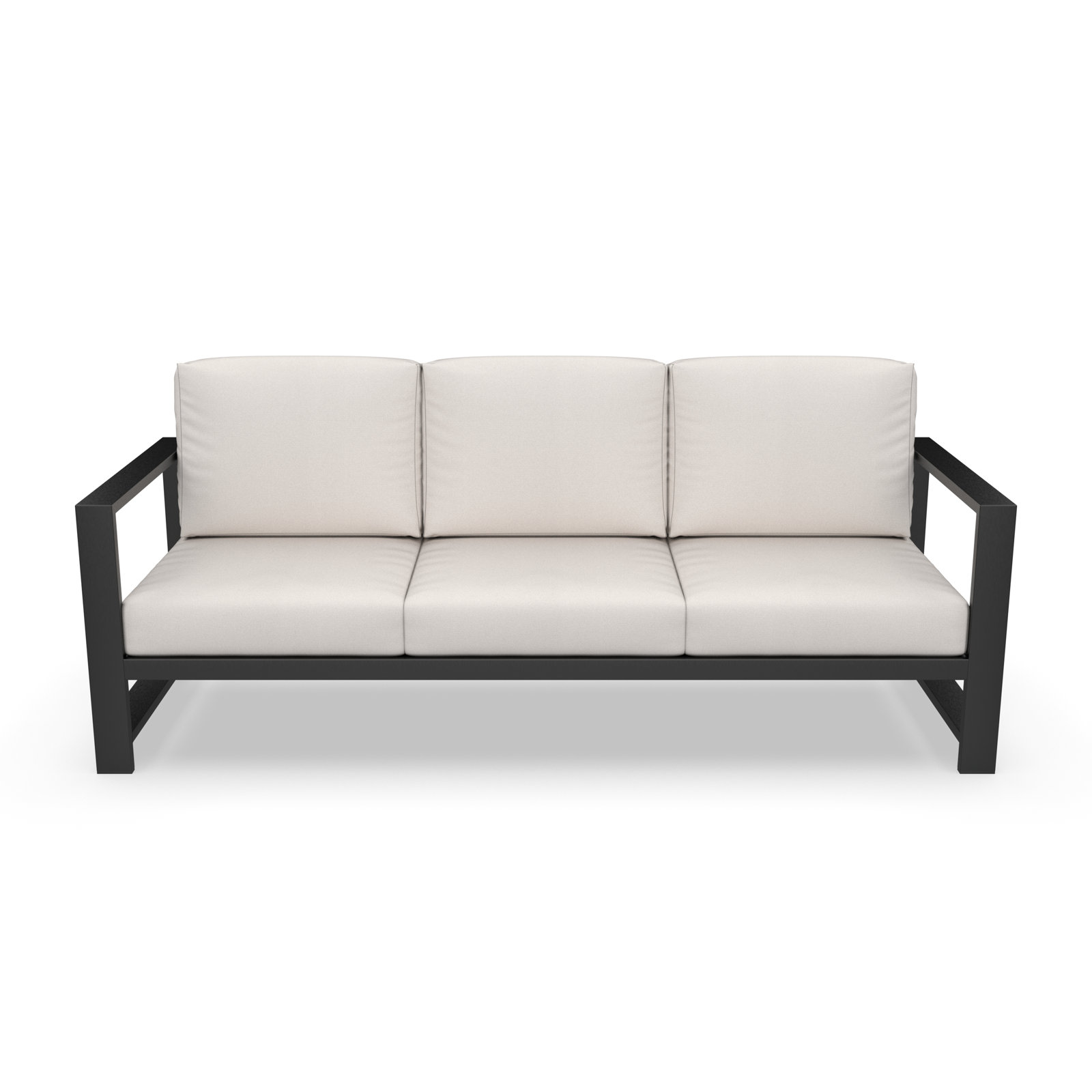 Dulcie 80" Sunbrella® Patio Sofa, Canvas White Sunbrella® Canvas