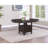 Illkirch Espresso Oval Extension Leaf Dining Table