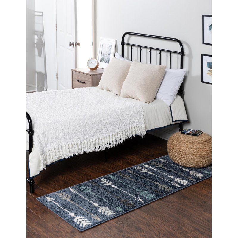 Geometric Area Rug, Runner 76 x 305cm