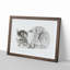 Restful Cat by Jean Bernard - Picture Frame Drawing Print-55598187-55598189