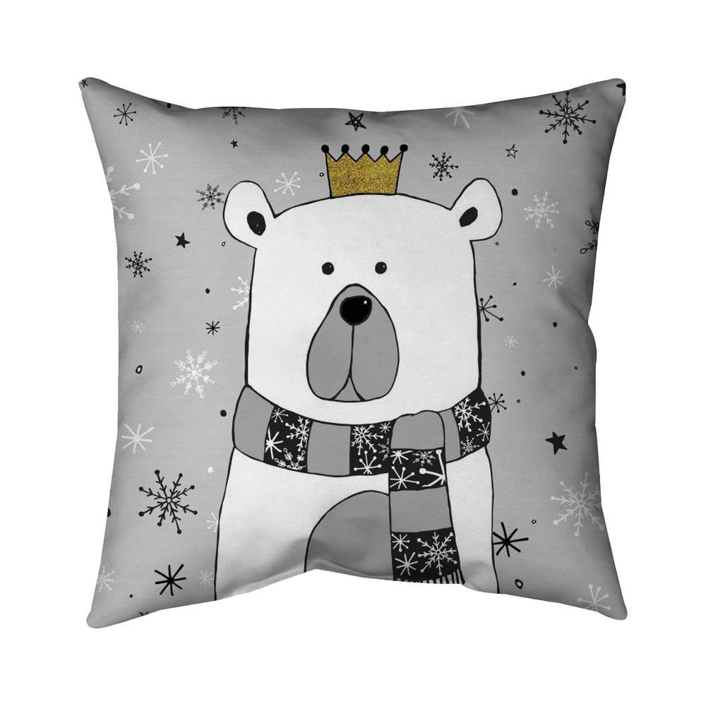 Begin Edition International Inc. Beautiful Bear Square Throw Pillow