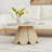 Round Coffee Table With Petal-Shaped Base-1245139129