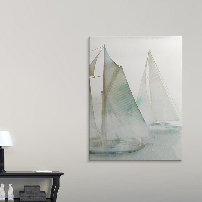 «Matsumoto Glide II» par Edward Selkirk, impression, H 36 po x l 27 po x P 1,5 po, Toile