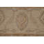 Tapis gris / ivoire / brun en laine noué à la main de conception unique 5 pi 10 po x 8 pi 10 po