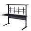 Black Gaming Desk with LED Light