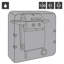 Symple Stuff 91cm W x 53cm D Grill Cover