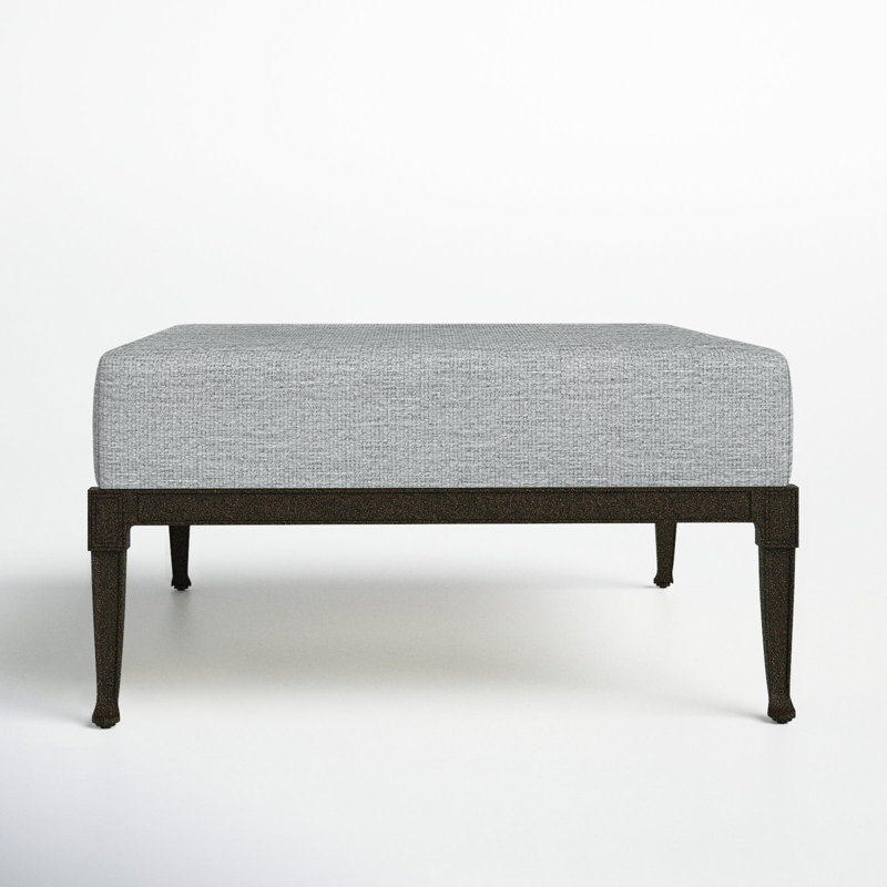 Repose-pieds d'extérieur Wiltshire, Brun châtaigne, Sunbrella® en gravier piqué