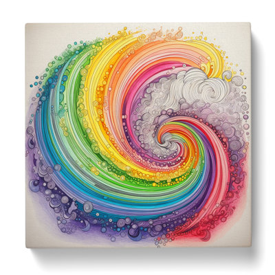 Rainbow No.1 - Wrapped Canvas