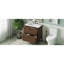 Meuble-lavabo de 30 po avec lavabo en céramique, poignées verticales et tiroirs pleine extension, meuble-lavabo autoportant avec glissières de tiroir à fermeture en douceur, conception cannelée-1856077602