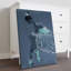 «Ballet Dancer Gallery», toile tendue sur fond blanc et bleu-1826414172