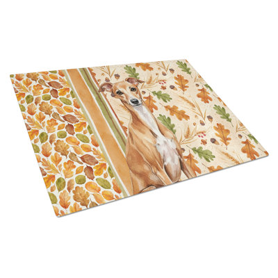 Planche à découper en verre Red Italian Greyhound Heirloom