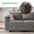 Tremee U Shaped Modular Velvet Sectional Couch-86786412