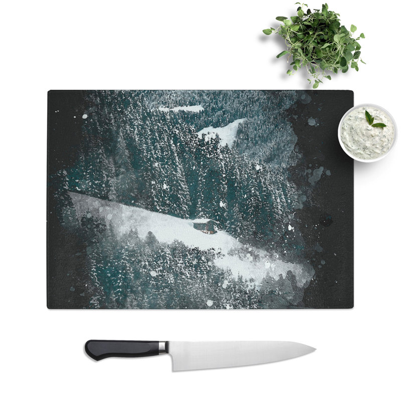 Winter Forest Vol.10 Chopping Board, 28.5cm W x 39cm L