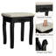 Ensemble coiffeuse et tabouret en bois Pylesville-621925016