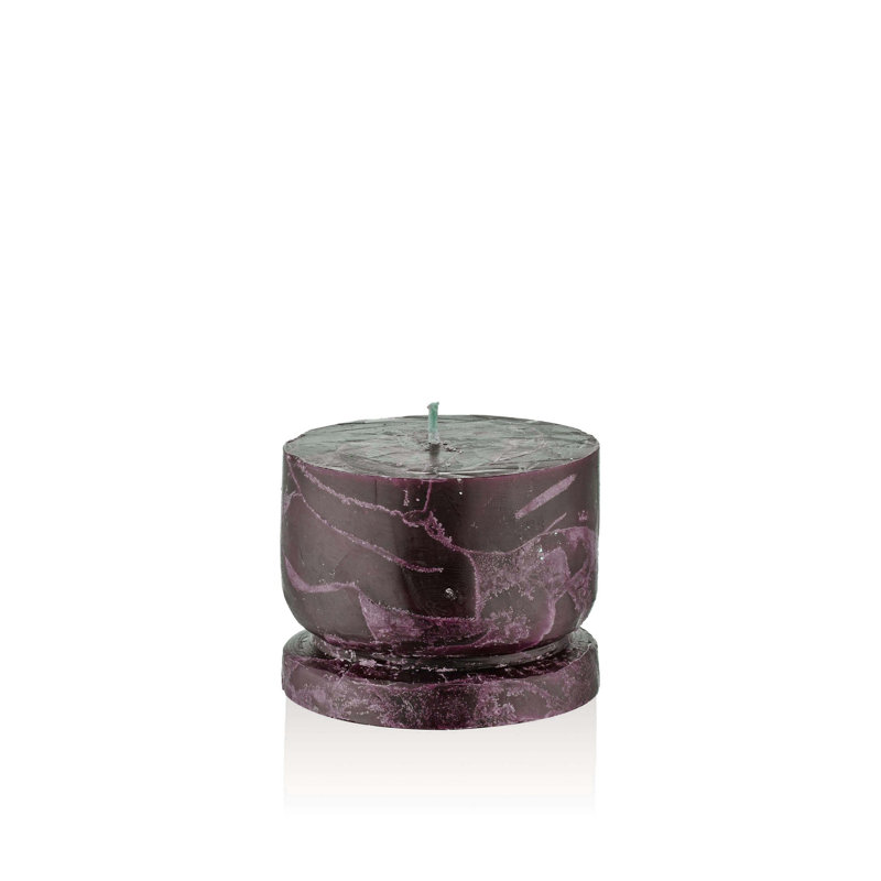 Bougie sans parfum, Rouge bordeaux