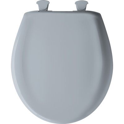 Siège de toilette rond en plastique