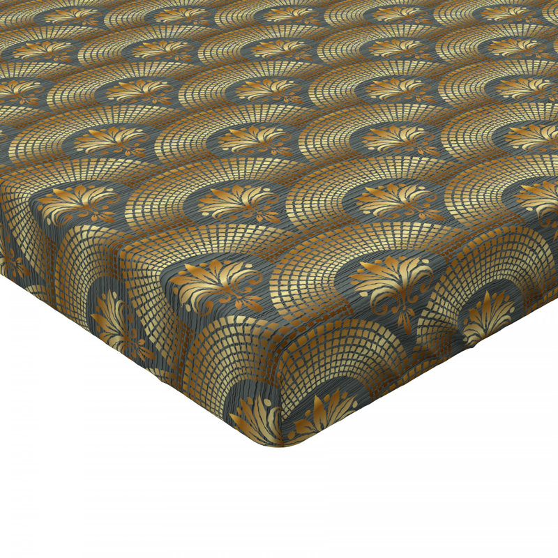 Microfiber Damask Fitted Sheet, Twin XL Fitted Sheet