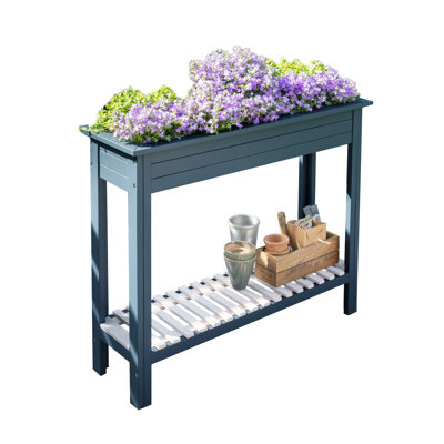 Marceline Wood Elevated Planter