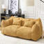 Grande chaise rembourrée de mousse, idéale pour un espace de vie confortable et relaxant jaune avec noyau en mousse à haute résilience, expérience luxueuse-131139171