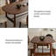 Table de salle à manger 78,74 po-130038308