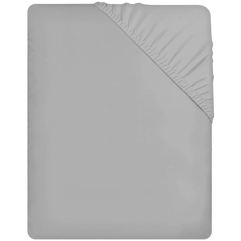 Hotel Quality Fitted Sheet – Extra Deep 40cm Pocket, Soft Touch Breathable Fabric with Secure Elastic Fit, Super King (6')