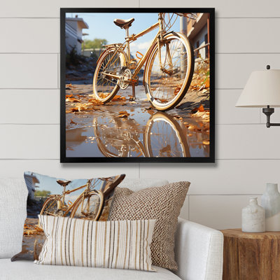 Or sur roues, impression sur toile