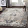 Addisyn Machine Woven Oriental Charcoal Area Rug