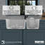 Karran Quartz 33'' X 22'' Double Bowl 60/40 Top Mount Drop-in Kitchen Sink Kit-50597878