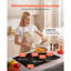 Plaque de cuisson à induction 30 po, 5 brûleurs, cuisinière électrique intégrée 220 V 9 200 W, brûleur à induction pour la cuisine, avec 9 niveaux de puissance, écran tactile à DEL, surface en vitrocéramique, verrou pour enfant