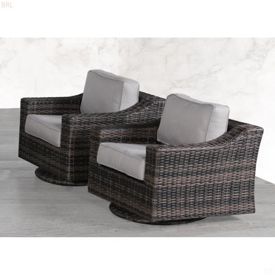 Chaise de patio avec coussins 2