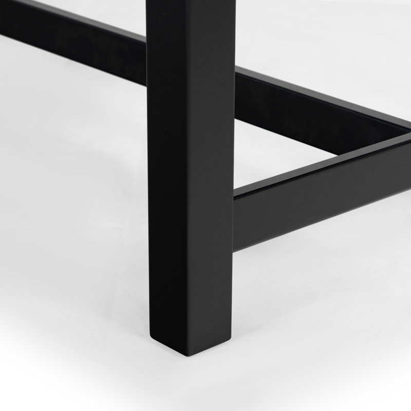 Rhylee Extendable Dining Table, Black