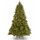 120' H Lighted Artificial Cedar Christmas Tree