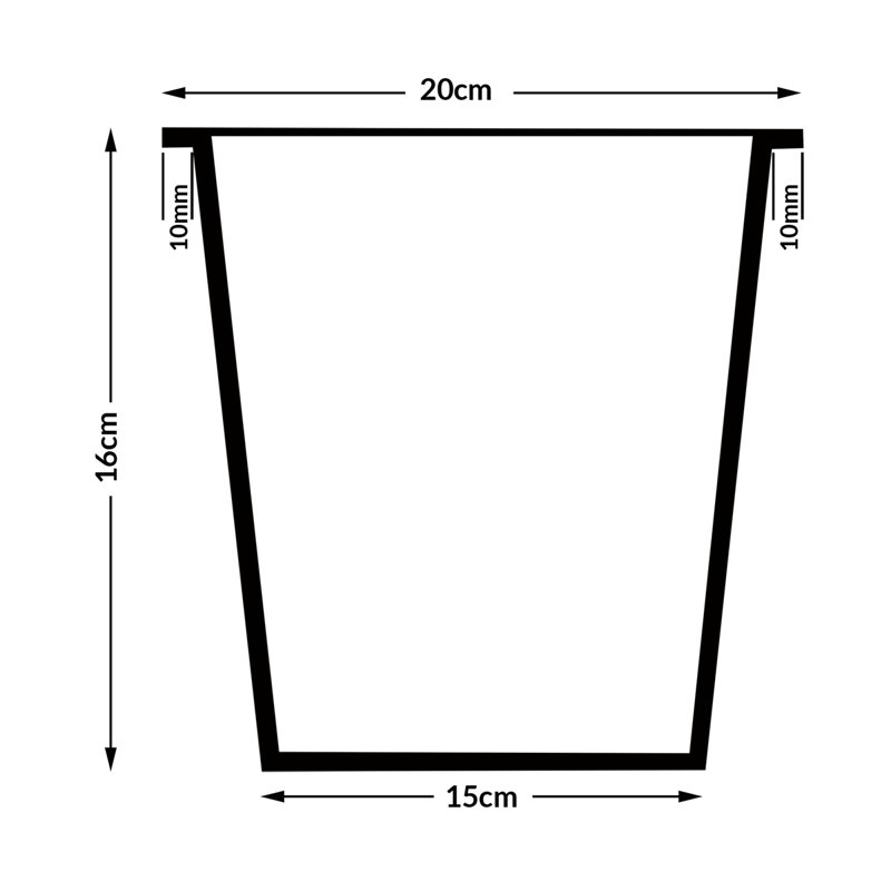 Ila Handmade Planter Box, Black