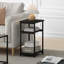 Table d'appoint en hauteur avec tablettes-380974249-379047470-337101302