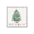 Cadre simple en chrome poli, bois massif