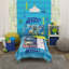 Ensemble de lit pour tout-petits 4 pièces NoJo Disney Monsters Inc. «Guess Who» bleu et vert